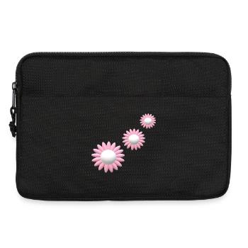 Blumen... - Laptoptasche 13" - Schwarz - Vorne