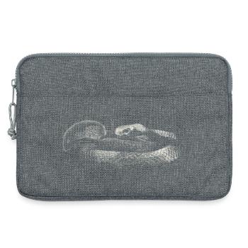 Snake - Laptop bag 13" - heather grey - Front