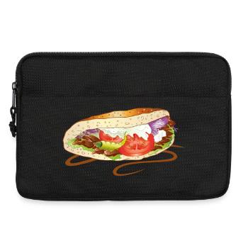 Doner Kebab Fast Food Junk Turkey Turkish - Laptop bag 13" - black - Front