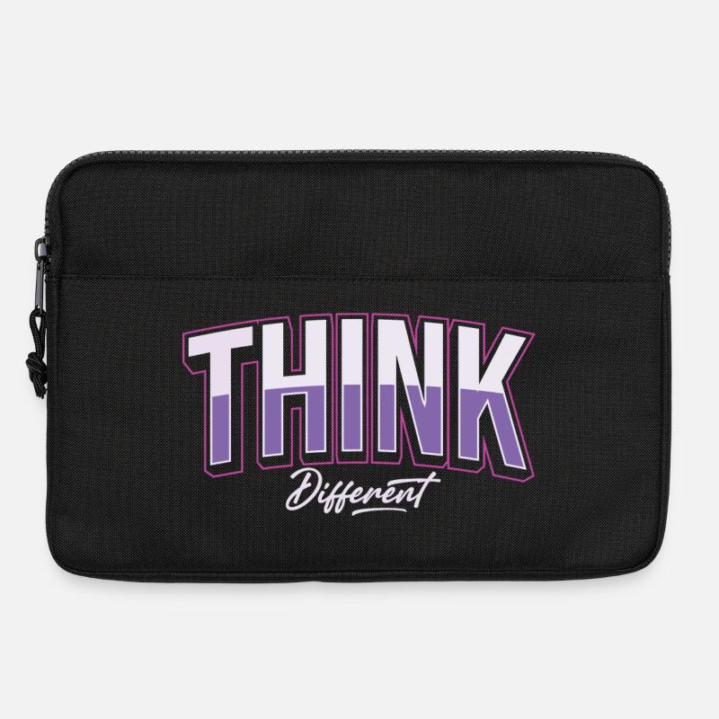 Denke anders - Laptoptasche 13" - Schwarz