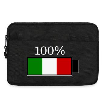 Italy Italian flag flag gift - Laptop bag 13" - black - Front