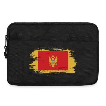 Montenegro Vintage Flagge - Laptoptasche 13" - Schwarz - Vorne