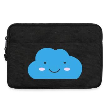 Kawaii-Wolke - Laptoptasche 13" - Schwarz - Vorne
