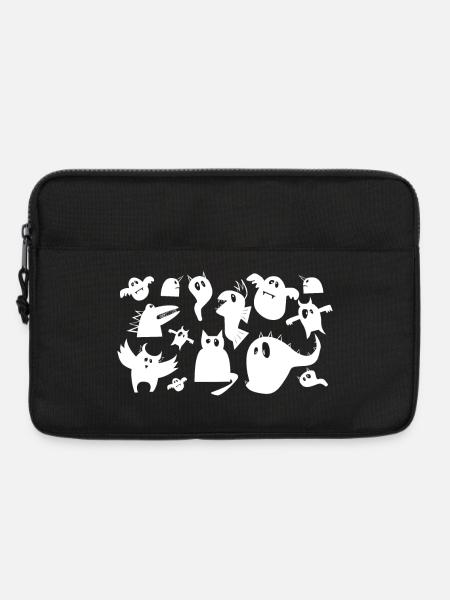 Süße Gruselmonster - Halloween - Laptoptasche 13" - Schwarz