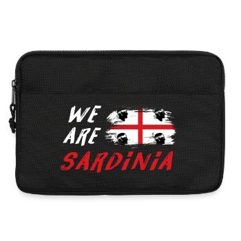 Nous sommes la Sardaigne - Sacoche pour ordinateur portable 13 pouces - noir - Devant