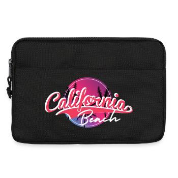 California Beach Sunset Skript - Laptoptasche 13" - Schwarz - Vorne