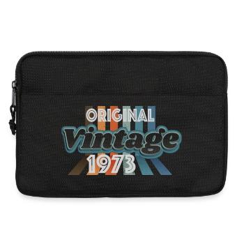 original Vintage 1973 Überraschungsparty bday - Laptoptasche 13" - Schwarz - Vorne