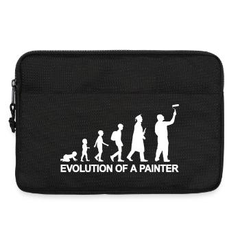Development from child to painter - Laptop bag 13" - black - Front
