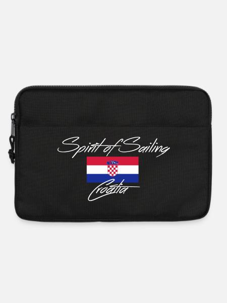 Spirit of Sailing Croatia - Laptoptasche 13" - Schwarz