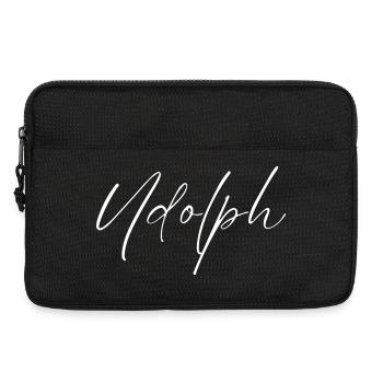Udolph Name T-Shirt Gift for Men - Laptop bag 13" - black - Front