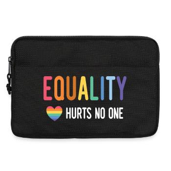 LGBT Pride Month - Equality Hurts No One - Laptop bag 13" - black - Front