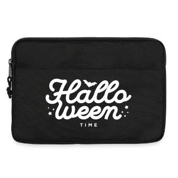 Halloween Night Bat Silhouette - Laptop bag 13" - black - Front