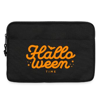 Halloween-Kranz Typografie Design - Laptoptasche 13" - Schwarz - Vorne