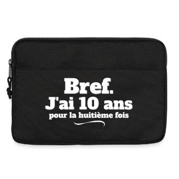 80 Jahre alt, ich bin 80 Jahre alt, 80 Jahre alt - Laptoptasche 13" - Schwarz - Vorne