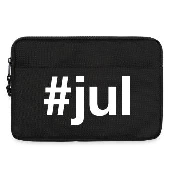 JUL Christmas Hashtag - Laptoptasche 13" - Schwarz - Vorne