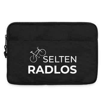 selten radlos radfahren shirt geschenk fahrrad - Laptoptasche 13" - Schwarz - Vorne