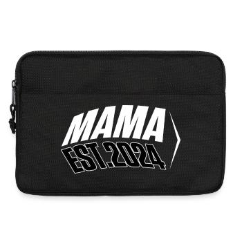 MAMA Shirt Est.2024 - Laptoptasche 13" - Schwarz - Vorne