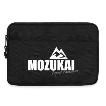 OFFIZIELLES weißes MOZUKAI-Logo - Laptoptasche 13" - Schwarz - Vorne