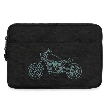 Neon Inline Classic Moto Motif - Laptop bag 13" - black - Front