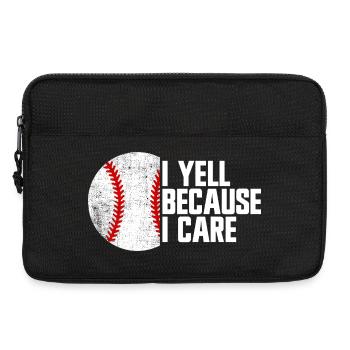 Ich schreie, weil es mir wichtig ist, Baseball-Elt - Laptoptasche 13" - Schwarz - Vorne