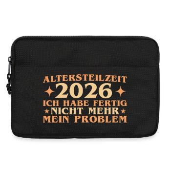 Partial retirement 2026 work colleague early retirement - Laptop bag 13" - black - Front