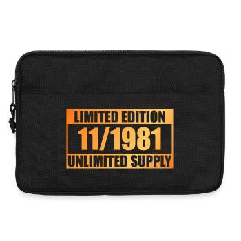 44e anniversaire Édition limitée - ꝏ Approvisionnement 11/1981 - Sacoche pour ordinateur portable 13 pouces - noir - Devant