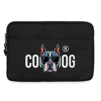 Cool Dog with Sunglasses Streetwear - Laptop bag 13" - black - Front