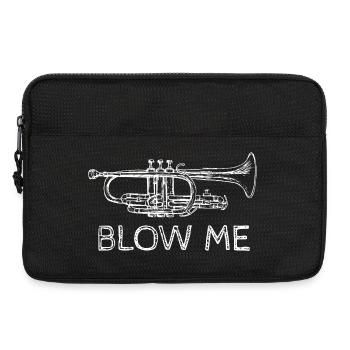 Lustige Slogan-Trompete - Laptoptasche 13" - Schwarz - Vorne