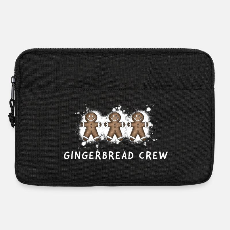Gingerbread Crew – Lebkuchenmännchen xmas - Laptoptasche 13" - Schwarz