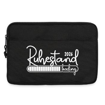 Ruhestand 2026 Loading – Stilvolles Motiv Pension  - Laptoptasche 13" - Schwarz - Vorne
