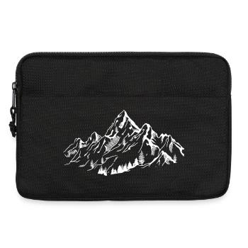 Mountains - Laptop bag 13" - black - Front