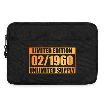 66. Geburtstag Limited Edition - ꝏ Supply 02/1960 - Laptoptasche 13" - Schwarz - Vorne