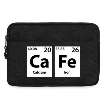 CaFe Chemistry Periodic Table - Laptoptasche 13" - Schwarz - Vorne