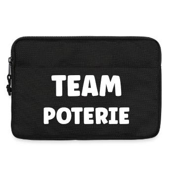 Poterie  - Sacoche pour ordinateur portable 13 pouces - noir - Devant