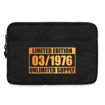 50. Geburtstag Limited Edition - ꝏ Supply 03/1976 - Laptoptasche 13" - Schwarz - Vorne