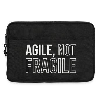 Agile Development, Scrum Coach Hoodie - Laptop bag 13" - black - Front