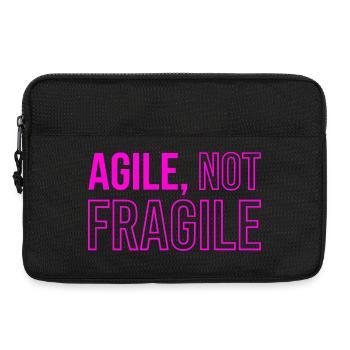 Agile Development, Scrum Coach Hoodie - Laptop bag 13" - black - Front