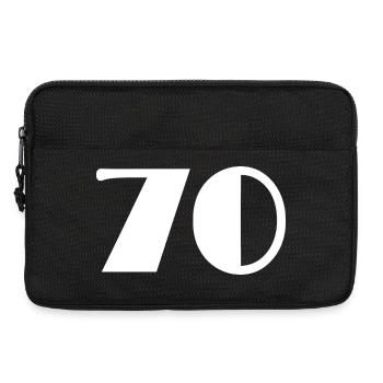 ANNIVERSARY. HAPPY BIRTHDAY. HAPPY BIRTHDAY. - Laptop bag 13" - black - Front