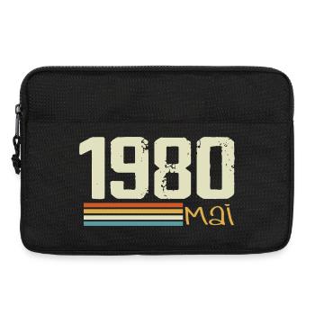 Mai 1980 - Sacoche pour ordinateur portable 13 pouces - noir - Devant