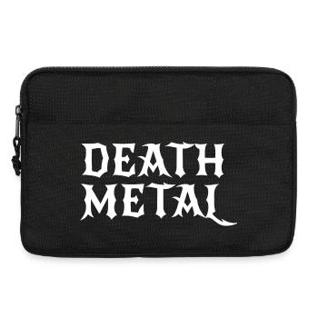 Typographie gothique du Death Metal - Sacoche pour ordinateur portable 13 pouces - noir - Devant