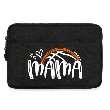 Mama Hoop Heart - Laptop bag 13" - black - Front
