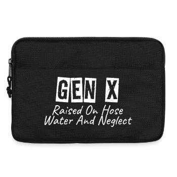 gen x raised on hose water and neglect - Laptoptasche 13" - Schwarz - Vorne