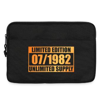 44th Birthday Limited Edition - ꝏ Supply 07/1982 - Laptop bag 13" - black - Front