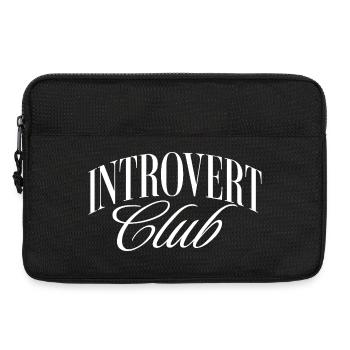 Club Introverti - Sacoche pour ordinateur portable 13 pouces - noir - Devant