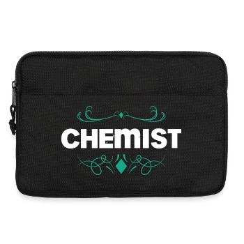 Conception d’ornements de chimiste - Sacoche pour ordinateur portable 13 pouces - noir - Devant