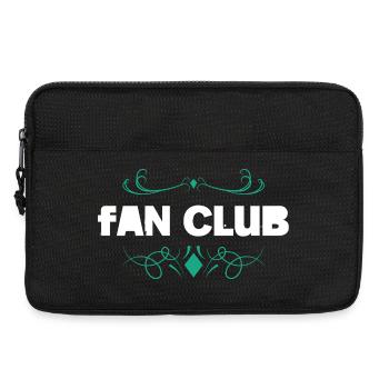 Ornement FAN CLUB avec vrilles - Sacoche pour ordinateur portable 13 pouces - noir - Devant