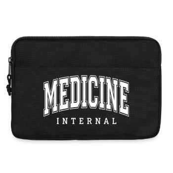 Internal Medicine Medical Student Gift - Laptop bag 13" - black - Front