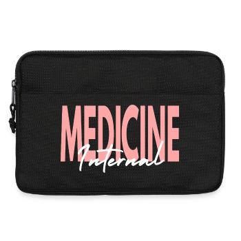 Innerer Mediziner Arzt Gift - Laptoptasche 13" - Schwarz - Vorne