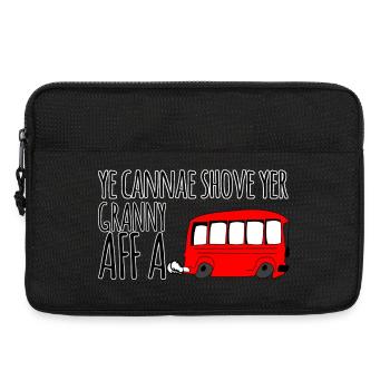 Ye Cannae Schub Deine Oma An Bus - Laptoptasche 13" - Schwarz - Vorne