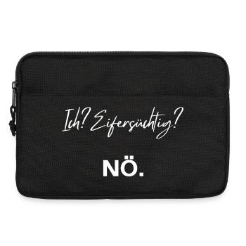 Ich? Eifersüchtig NÖ Motiv - Laptoptasche 13" - Schwarz - Vorne